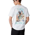Casablanca Casa Blanca Artwork Cotton Jersey T-Shirt